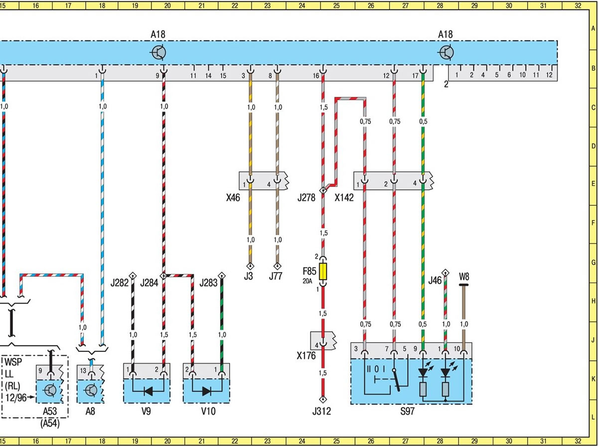 Przekaźnik wstępnego żarzenia (Mercedes-Benz Vito 1 1996-2003: Silniki wysokoprę