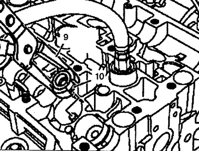 Figure 2.42. Remove the valve stem seal using pliers.