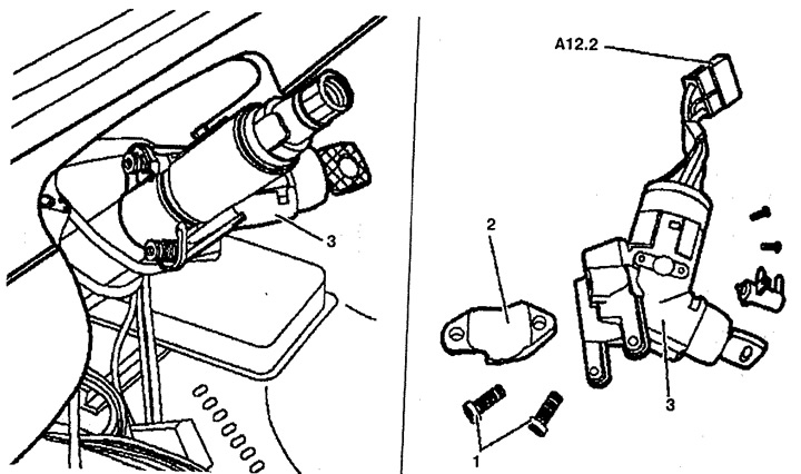 Figure 8.4. Ignition switch: