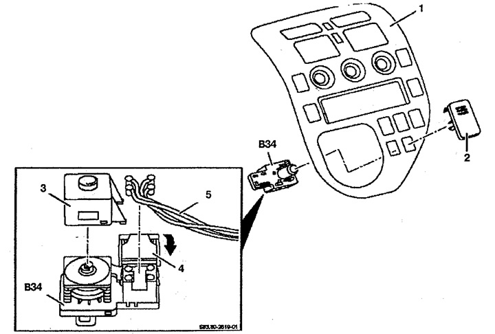 Figure 10.12. Cabin air temperature sensor: