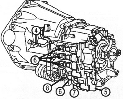 VN 4.017 Demontáž a montáž hydraulickej jednotky: 4. Tlakové potrubie ovládania spojky; 5.…