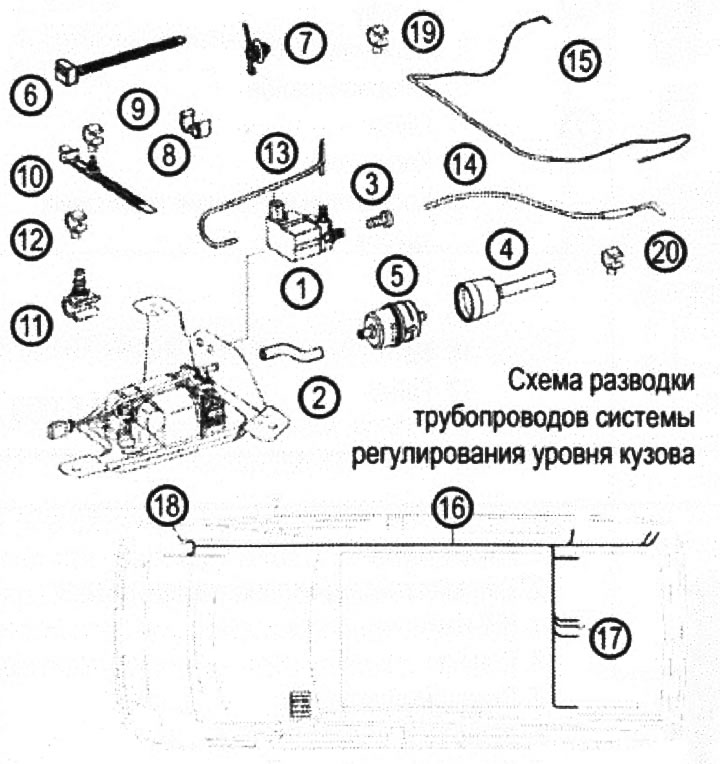 VN 5.014 1. Електромагнитен клапан; 2. Въздуховод; 3. Винт; 4. Гумена втулка; 5. Филтър; 6.…