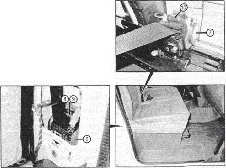 Преднатяжитель ремня безопасности (Мерседес-Бенц Вито 2 2003-2014 ...