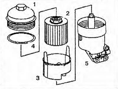 Figure 1.136. Disassembled fuel filter.