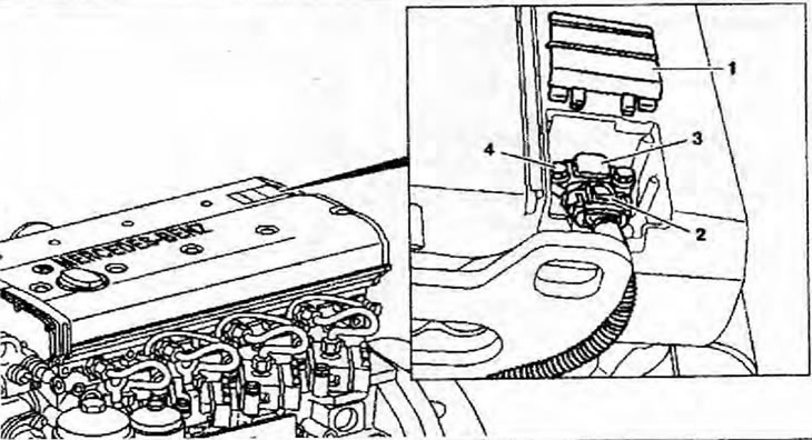 Figura 3.37. Senzor combinat de temperatură/presiune pentru aer comprimat (motoarele 904.904/908,…
