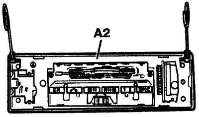 Using steel rods to remove a Becker block
