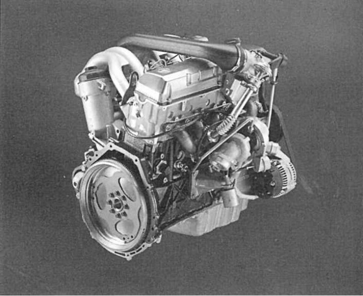 Fig. 1.11. 2.9L turbodiesel (view from the flywheel side). The flywheel, exhaust turbocharger and…