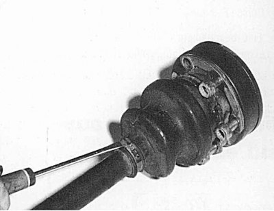 Fig. 6.23. Unscrew the threaded clamps with a screwdriver and replace them with new ones from the…
