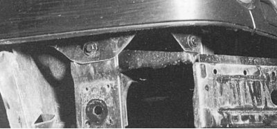 Fig. 11.19. The bumper is secured on the side in holders through so-called sliding fasteners