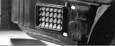 Fig. 11.21. When installing the rear bumper, make sure that the ends of the bumper are correctly…