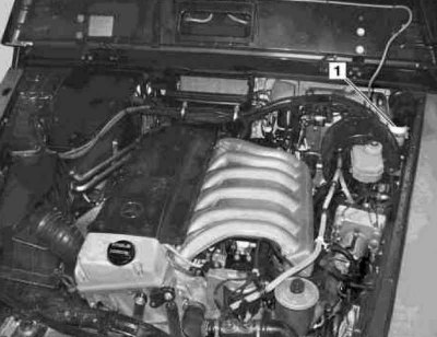 а — Местоположение резервуара (1) гидропривода блокировки дифференциалов на моделях выпуска до…