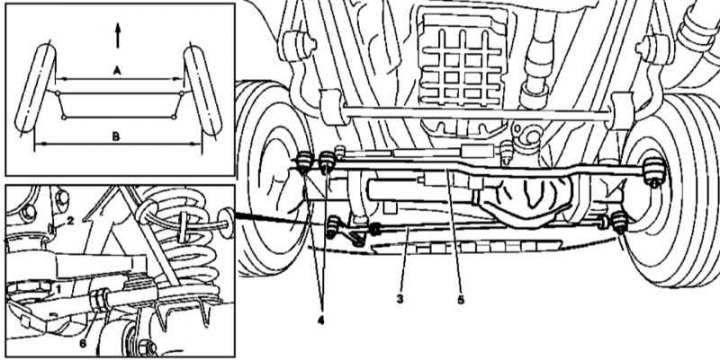Checking and adjusting the front wheel alignment