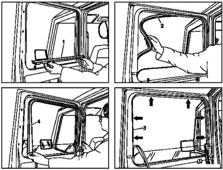 Rear Door Window Frame Removal Procedure (1 of 2)