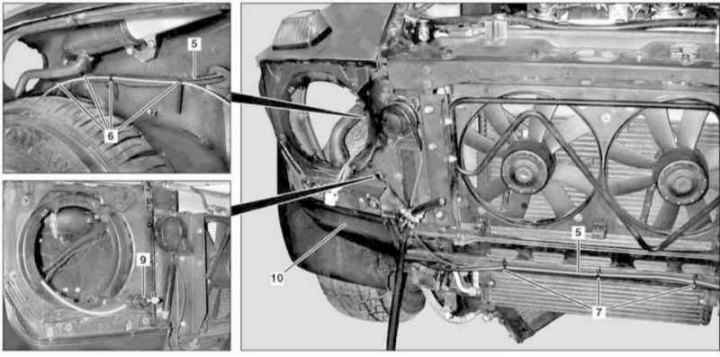 Подробности за монтажа на актуатора за регулиране на оптичните оси на фаровете