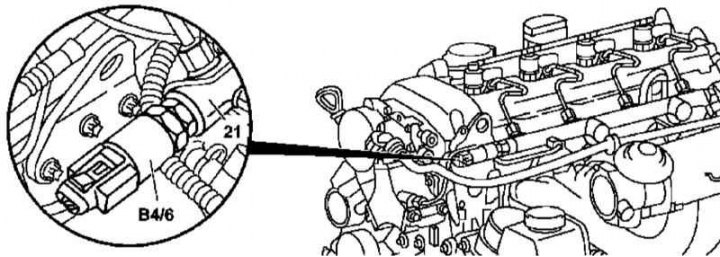 Fuel Rail Pressure Sensor Installation Details on 163.113 Models (612 series engine)