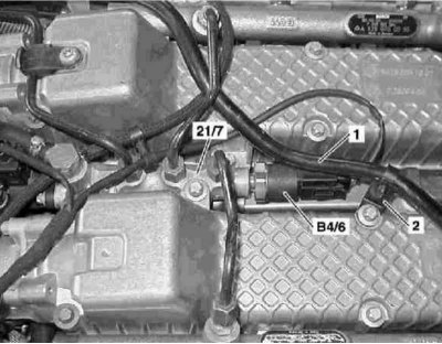 Fuel Rail Pressure Sensor Installation Details on 163.128 Models (628 series engine)