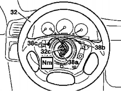 Removal/installing the steering wheel