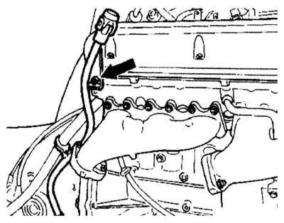 17. On models with AT: unscrew the oil level indicator guide pipe from the rear of the cylinder…