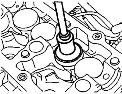 12. Remove the hydraulic lifters. Check their condition (visually) and replace them if necessary.