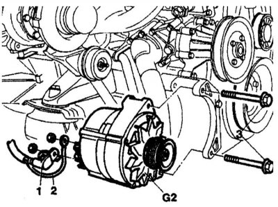 Generator installation details on diesel engines