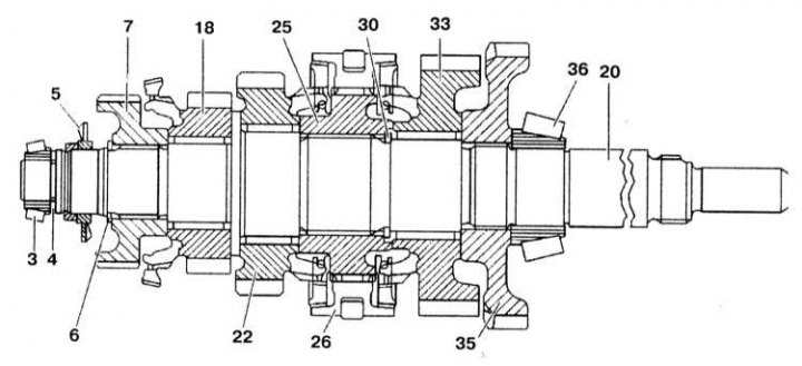 Конструкція веденого валу РКПП № 0210417