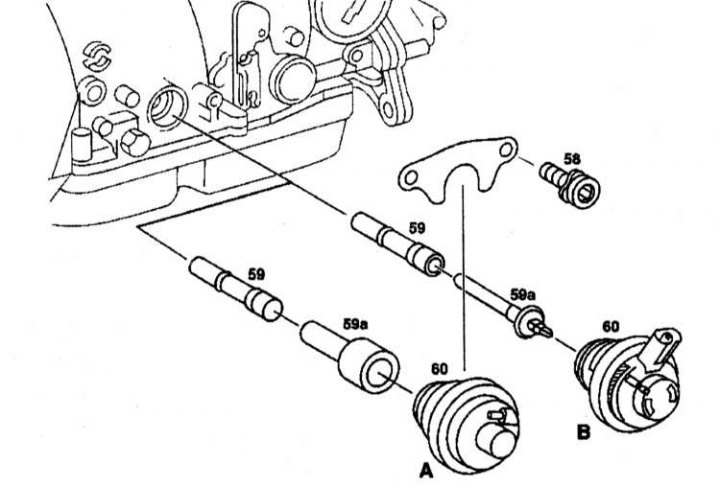 Installation details of the AT vacuum unit