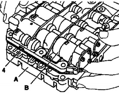 Removal the damper housing (B) with the intermediate plate