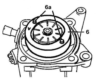 10. Remove the cam insert (6) and pins (6a). Check the surface of the pressure plate and the…