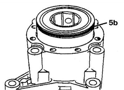 20. Replace the sealing ring (5b).