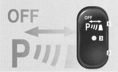 Shutting down the system «Parktronic»