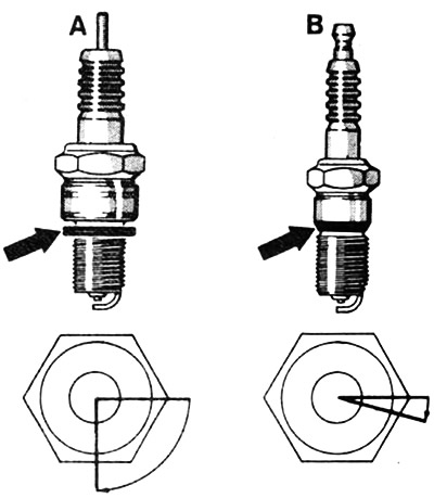 If the spark plugs are tightened too tightly, the threads in the cylinder head can be torn or…