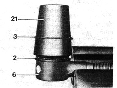 Remove the mounting cap.